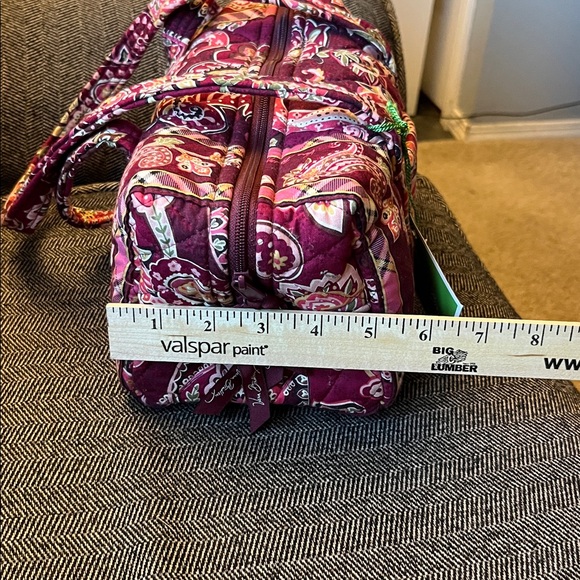Vera Bradley Women's Burgundy  Travel Bag - Picture 13 of 13